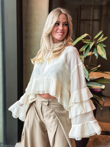 Blouse Hanae - Beige