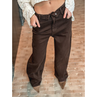 Jeans Leonie - Chocolat