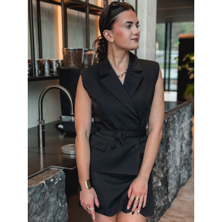 Blazer sans manches Giulia - Noir