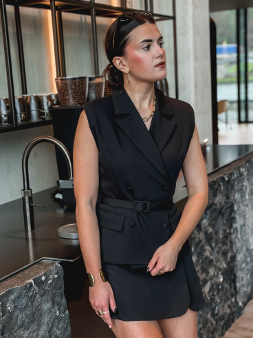 Jupe short Giulia - Noir