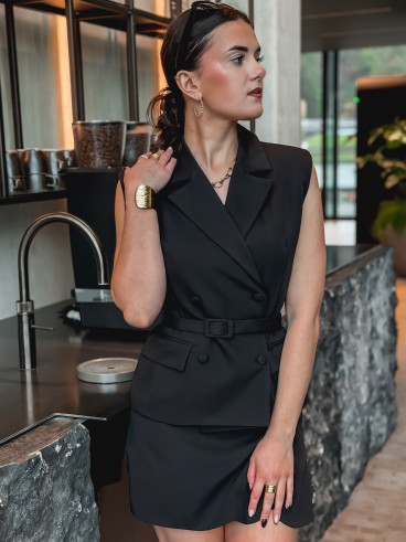 Jupe short Giulia - Noir