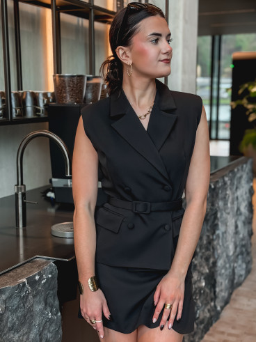 Jupe short Giulia - Noir