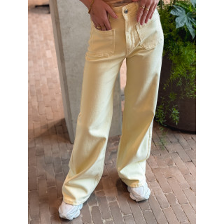 Jeans Anna - Jaune beurre