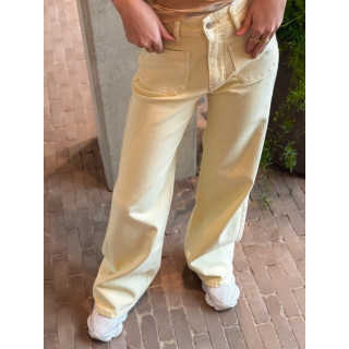 Jeans Anna - Jaune beurre