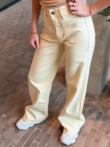 Jeans Anna - Jaune beurre Jeans Anna - Jaune beurre