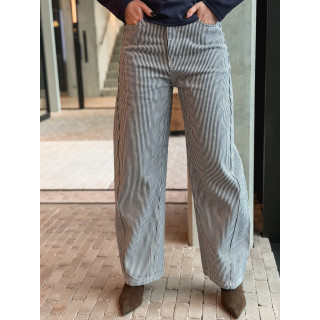 Jeans ligné Violetta - Bleu marine