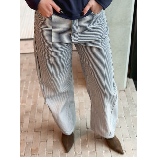 Jeans ligné Violetta - Bleu marine