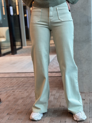 Jeans Anna - Vert d'eau