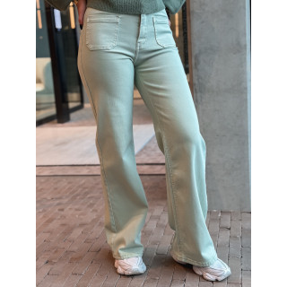 Jeans Anna - Vert d'eau