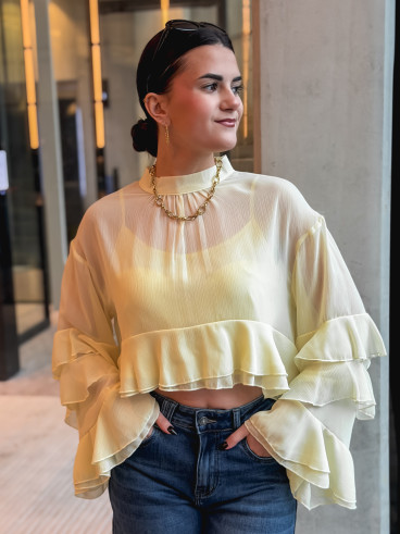 Blouse Hanae - Jaune