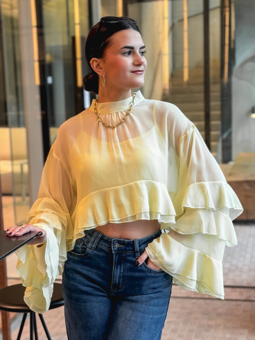 Blouse Hanae - Jaune Blouse Hanae - Jaune