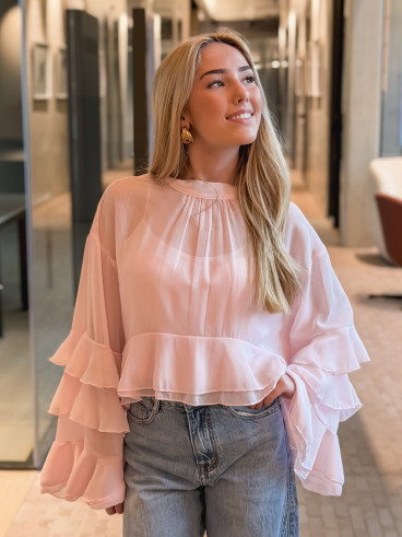 Blouse Hanae - Rose