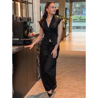 Blazer sans manches Adriana - Noir