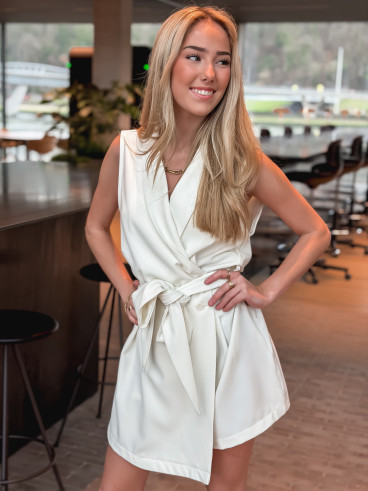 Combi short Adèla - Ecru