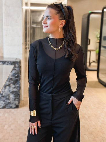 Blouse Solyara - Noir