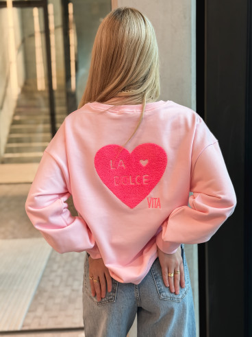 Pull " La dolce vita" - Rose