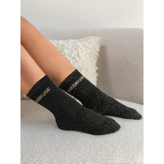 Chaussettes "Boudeuse" - Noir