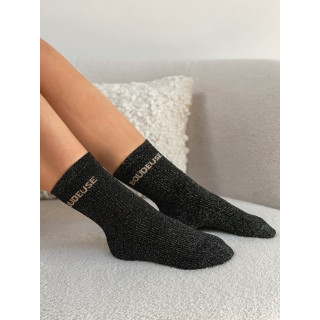 Chaussettes "Boudeuse" - Noir