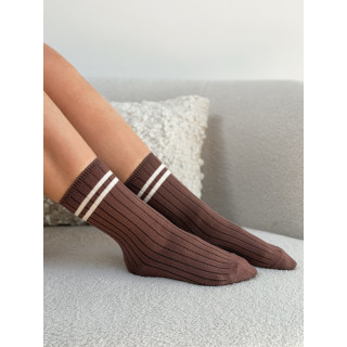 Chaussettes France - Chocolat