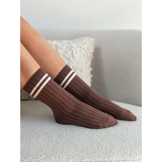 Chaussettes France - Chocolat