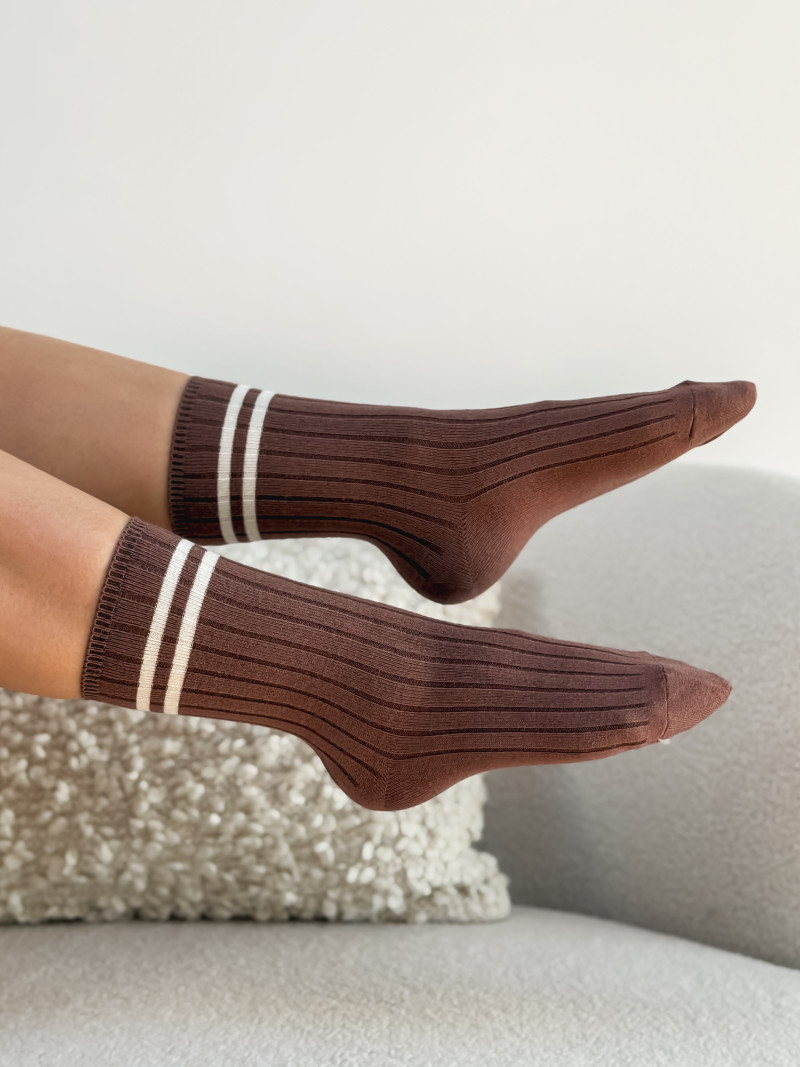 Chaussettes France - Chocolat Chaussettes France - Chocolat