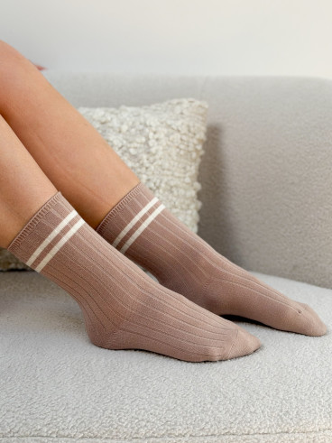 Chaussettes France - Beige