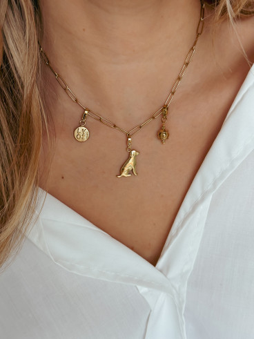 Collier à charms Marley - Doré