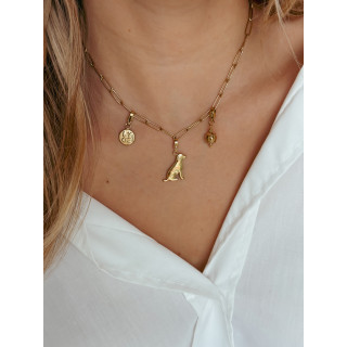 Collier à charms Marley - Doré