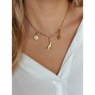 Collier à charms Marley - Doré