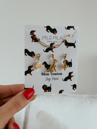 Collier à charms Marley - Doré