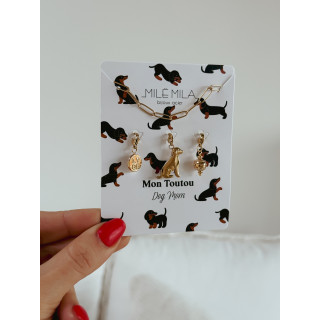 Collier à charms Marley - Doré