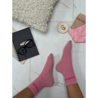 Chaussettes "Boudeuse" - Rose bonbon