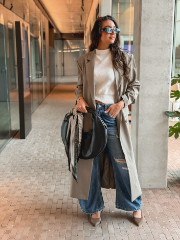 Manteau Mélodie - Taupe