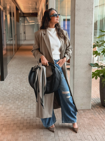 Manteau Mélodie - Taupe