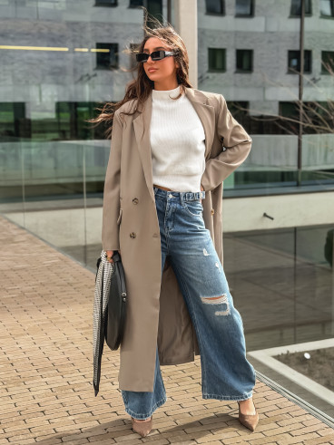 Manteau Mélodie - Taupe