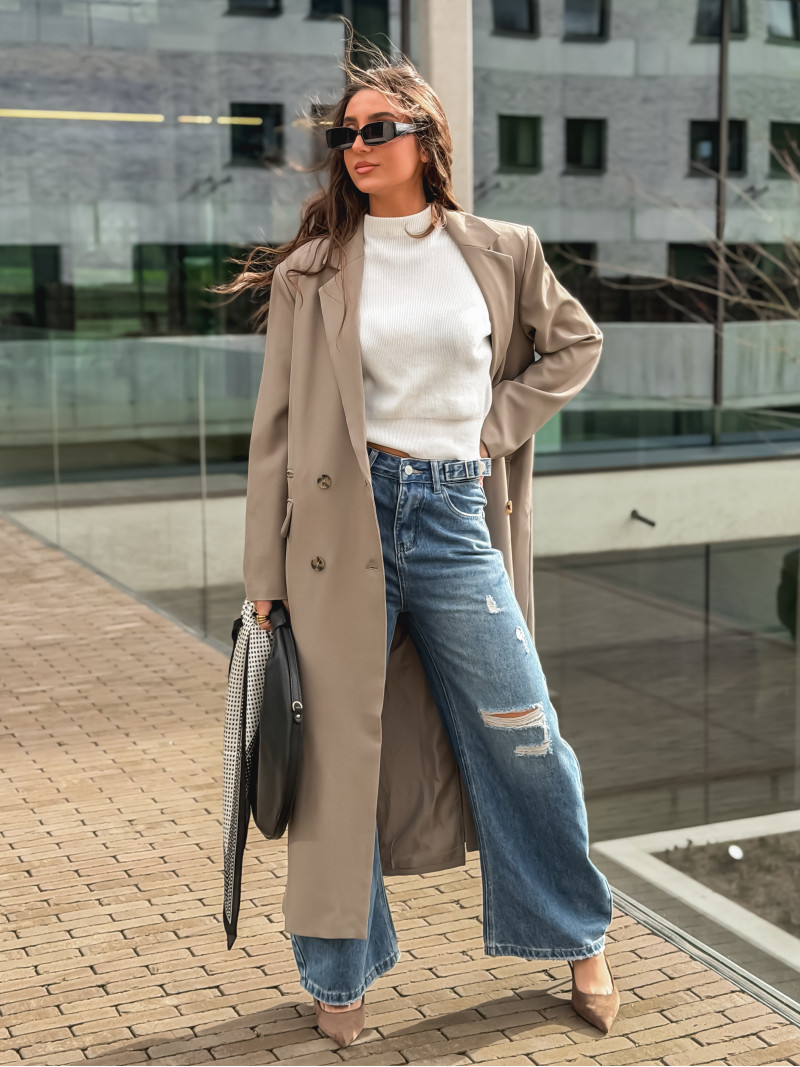 Manteau Mélodie - Taupe