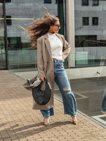 Manteau Mélodie - Taupe