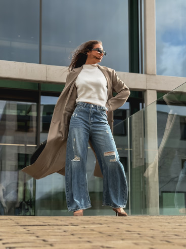 Manteau Mélodie - Taupe