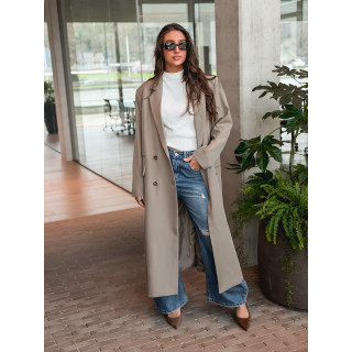 Long blazer oversize Mélodie Mélodie - Taupe