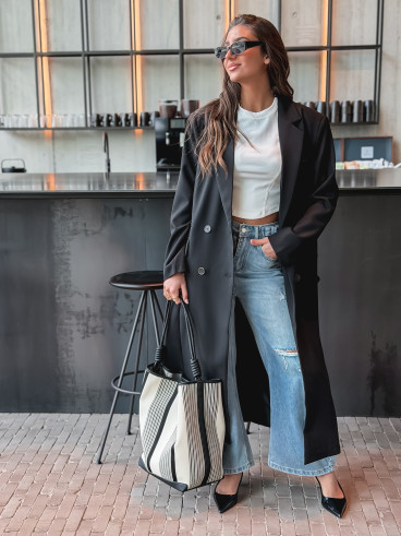 Manteau Mélodie - Noir