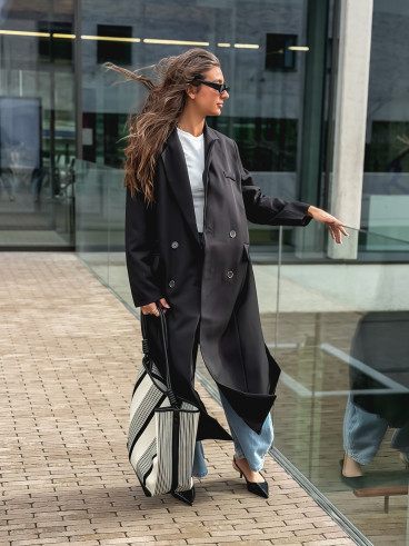 Manteau Mélodie - Noir