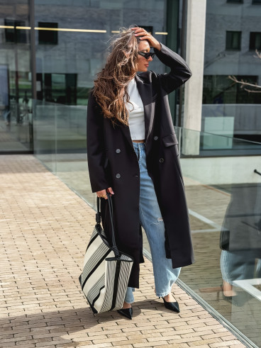 Manteau Mélodie - Noir