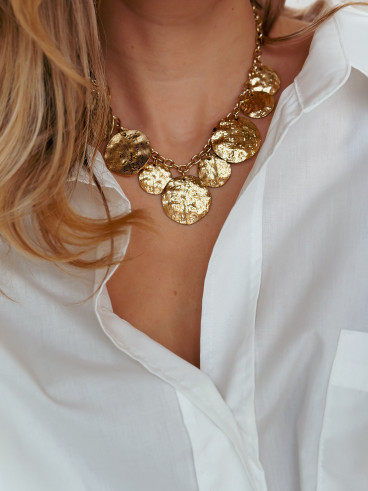 Collier Brunnera - Doré