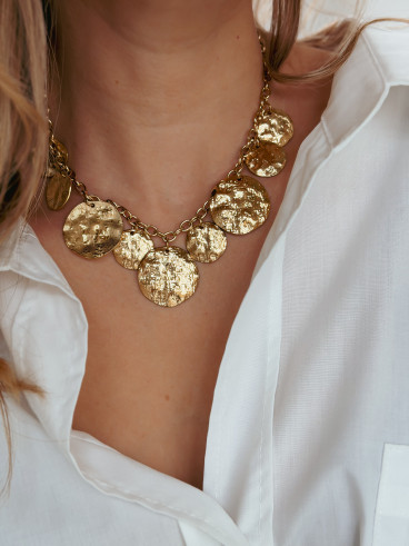 Collier Brunnera - Doré