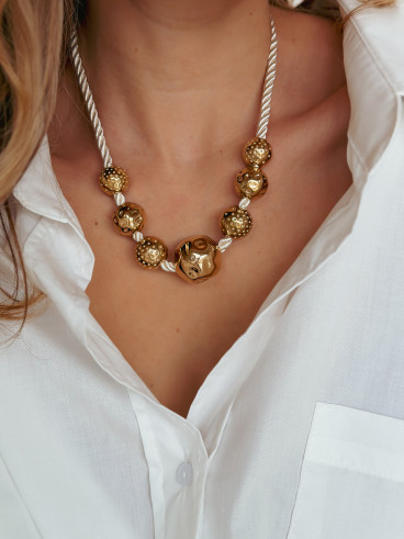 Collier Vanda - Beige/Doré Collier Vanda - Beige/Doré