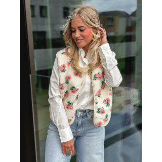 Gilet sans manches Bella - Ecru