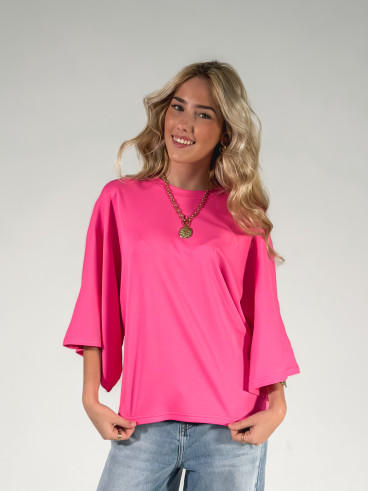 T-shirt Claire - Fuchsia