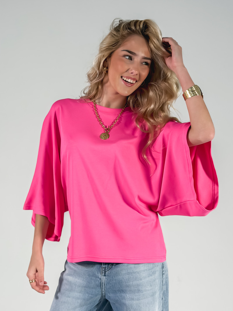 T-shirt Claire - Fuchsia