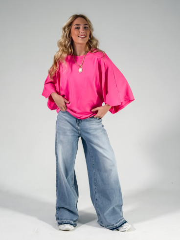 T-shirt Claire - Fuchsia