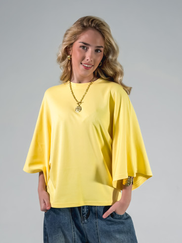 T-shirt Claire - Jaune